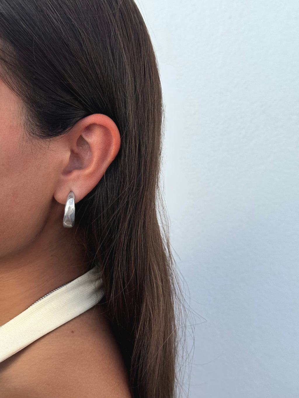 Big moon earrings