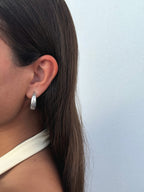 Big moon earrings