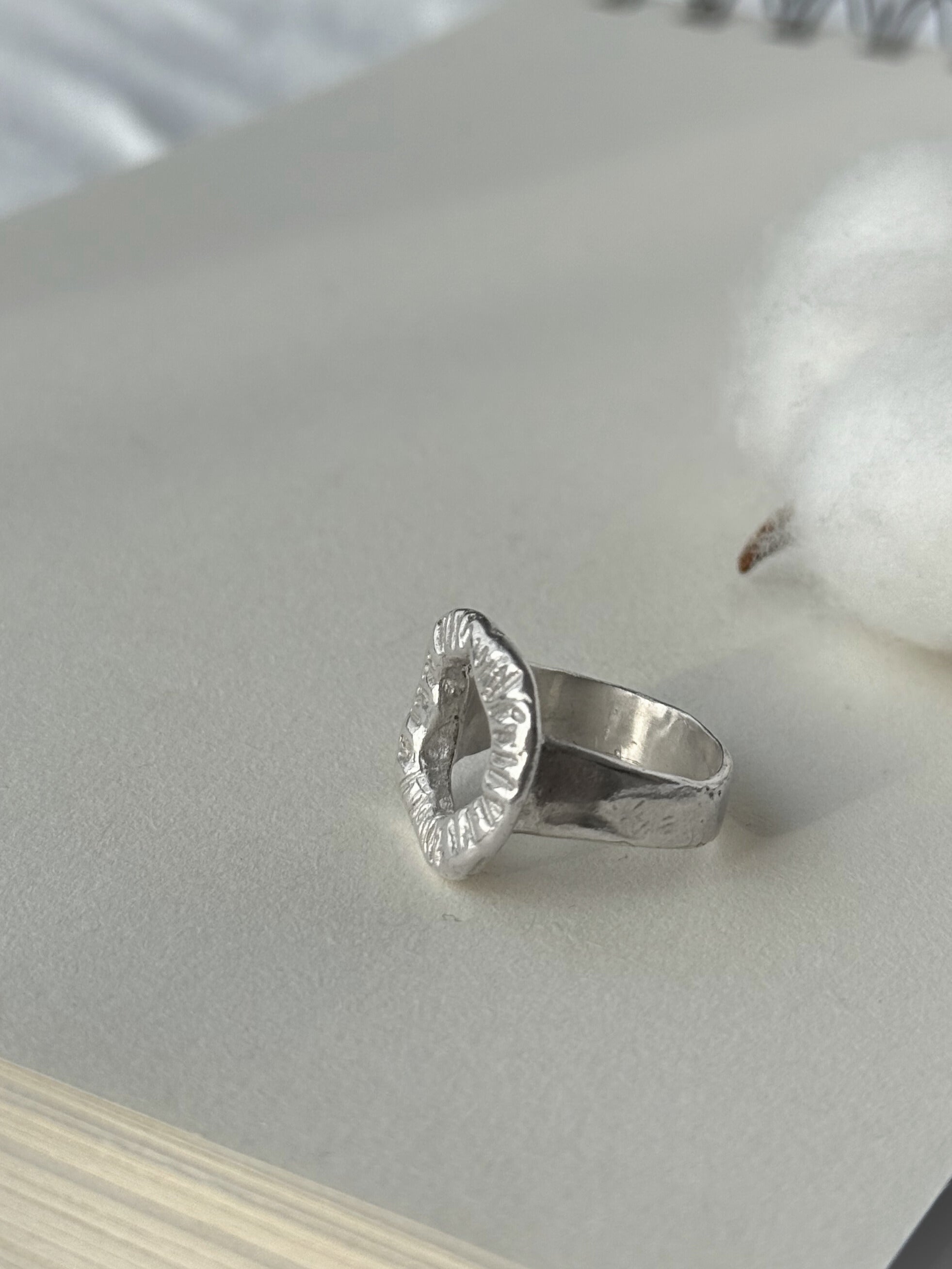 Raw circle ring